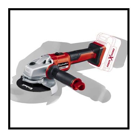 Professional Akku-Winkelschleifer AXXIO, 18Volt (rot/schwarz, ohne Akku und Ladegert) (4431140)
