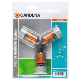 Abzweig-Satz fr 13mm (1/2")- und 15mm (5/8?)-Schluche (grau/orange, 4-teilig) (18287-20)