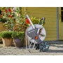 Schlauchwagen CleverRoll M Easy Metall Set (grau/orange, 25 Meter, mit Anschlssen) (18547-20)
