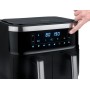 Severin FR 2453 friggitrice Doppia 3,25 L Indipendente 2850 W Friggitrice ad aria calda Nero, Argento