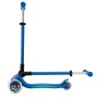 Globber Primo Foldable Plus Lights Bambini Monopattino classico Blu, Blu marino (439-600-2)