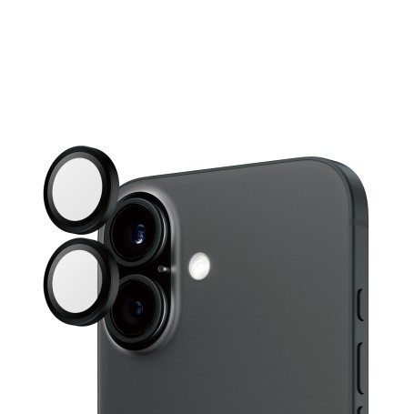 PanzerGlass PG Hoops Black iPhone 16 6.1/6.7Inch Pellicola proteggischermo trasparente Apple 1 pz (1283)