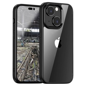 JT BERLIN Pankow Hybrid custodia per cellulare 17 cm (6.7") Cover Nero, Trasparente (11095)