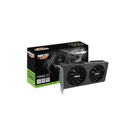 INNO3D GeForce RTX 5060 Twin X2 8GB Grafikkarte DP/HDMI (N50602-08D7-195071N)