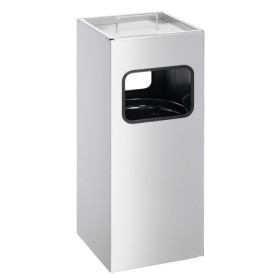 Durable 333123 posacenere da esterno 17 L Argento