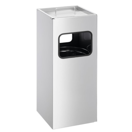 Durable 333123 posacenere da esterno 17 L Argento