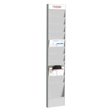 PaperFlow PC10A4.02 Stand informativo A4 Polistirolo Grigio