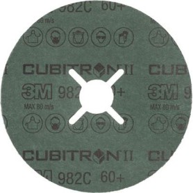 3M Fiberscheibe 180x22mm 60+ 982C cubitron II VE25 (Pack mit 25 St) (7000028203)