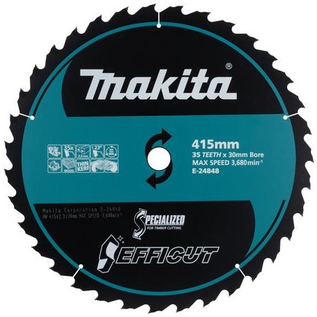 Makita E-24848 - Sägeblatt EFFICUT für Akku-Handkreissäge HS013G Schnittbreite 2.30 (E-24848)