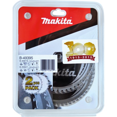 Makita B-49395 lama circolare 16,5 cm 2 pz