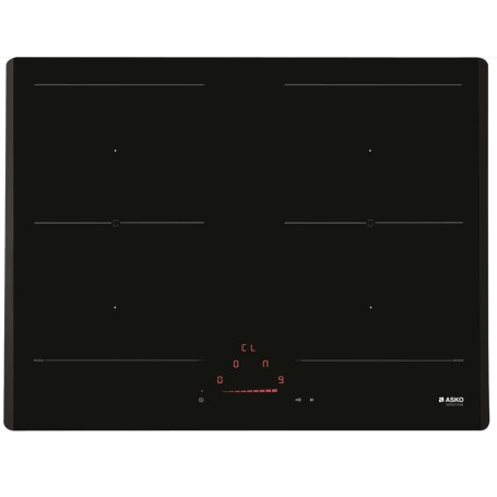 ASKO HI 1631 G - (HI1631G) Piano induzione - 60 cm - 4 zone di cottura - doppia funzione bridge - comandi touch - vetro nero