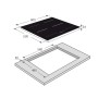 ASKO HI 1631 G - (HI1631G) Piano induzione - 60 cm - 4 zone di cottura - doppia funzione bridge - comandi touch - vetro nero