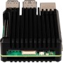 Aluminiumgehuse fr Raspberry Pi 5 (schwarz, Armor Case Block) (RB-AlucaseP5-07)