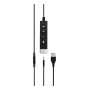 EPOS IMPACT SC 665 USB Auricolare Cablato A Padiglione Musica e Chiamate USB tipo A Nero, Argento (1000645)