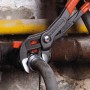 Cobra 87 01 150, 150mm, Rohr- / Wasserpumpen-Zange (schwarz/rot, Wasserpumpenzange, 11-fach verstellbar)