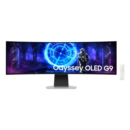 Samsung S49DG954SU Monitor PC 124,5 cm (49") 5120 x 1440 Pixel Dual QHD OLED Argento (LS49DG954SUXEN)