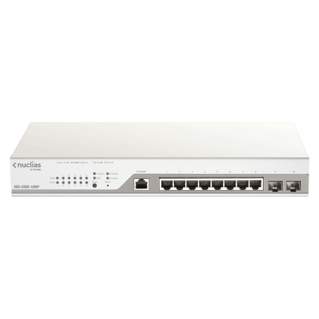 D-Link DBS-2000-10MP/E switch di rete Gestito L2 Gigabit Ethernet (10/100/1000) Supporto Power over Ethernet (PoE) Grigio