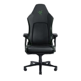 Razer Iskur V2 Poltrona per gaming Seduta imbottita Nero, Verde (RZ38-04900100-R3G1)