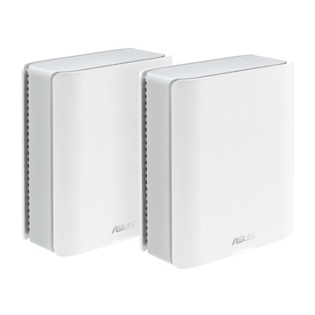 ASUS ZenWiFi BT8 (2-pack) Tri-band (2,4 GHz/5 GHz/6 GHz) Wi-Fi 7 (802.11be) Bianco 3 Interno (90IG0930-MO3B20)