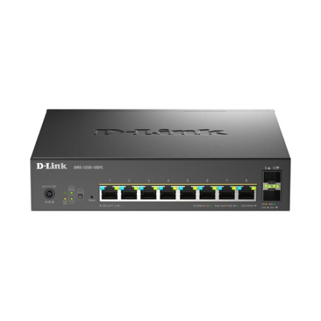 D-Link 10-Port Multi-Gigabit Smart Managed PoE Gestito (DMS-1250-10SPL/E)