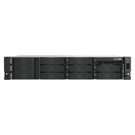 QNAP TS-855EU-8G server NAS e di archiviazione Armadio (2U) Intel Atom® C5125 8 GB DDR4 0 TB QuTS hero Nero