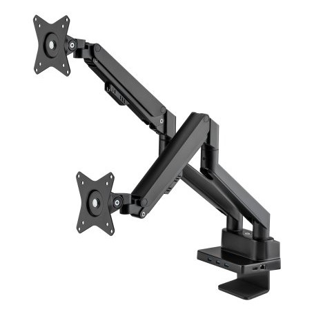 Manhattan 461887 Supporti a parete per TV 81,3 cm (32") Scrivania Nero