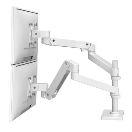 Ergotron LX Series 45-690-290 Supporti a parete per TV 68,6 cm (27") Scrivania Bianco