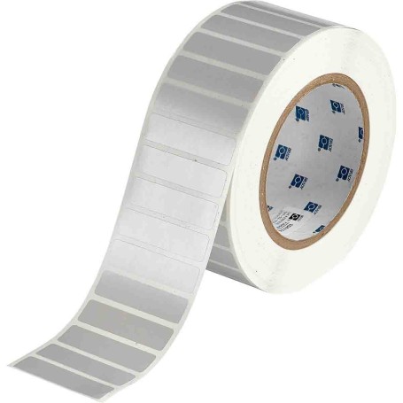 Brady THT-53-413-3 etichetta per stampante Argento Etichetta per stampante autoadesiva