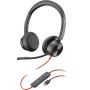 POLY Blackwire 8225 Cuffia A Padiglione USB tipo-C Nero (214409-01)