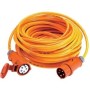 as - Schwabe Strom Verlängerungskabel [ CEE-Stecker - CEE-Kupplung] 32 A Orange 25 m 59623 (59623)