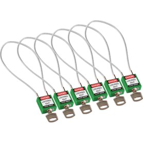 Brady 146135 lucchetto Lucchetto convenzionale 6 pz