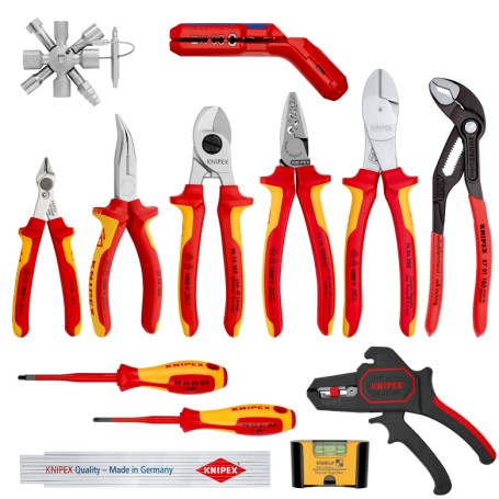 Knipex 00 20 90 V02 set di strumenti meccanici 13 strumenti