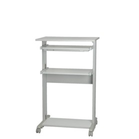 ROLINE PC Standing Workstation Forma rettangolare Metallo, Plastica Grigio, Bianco (17.02.1545)
