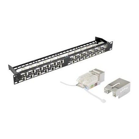 Renkforce KS10 24 Port Netzwerk-Patchpanel CAT 6a 1 HE (RF-3829174)