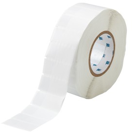 Brady THT-64-427-3 etichetta per stampante Trasparente, Bianco Etichetta per stampante autoadesiva