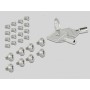 DeLOCK 47233 pannello drive bay Nero (47233)