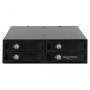 DeLOCK 47233 pannello drive bay Nero (47233)