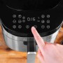 Gastroback Design Air Pro XXL Singolo 6,5 L Indipendente 1600 W Friggitrice ad aria calda Nero, Acciaio inox (42583)