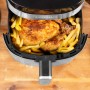 Gastroback Design Air Pro XXL Singolo 6,5 L Indipendente 1600 W Friggitrice ad aria calda Nero, Acciaio inox (42583)