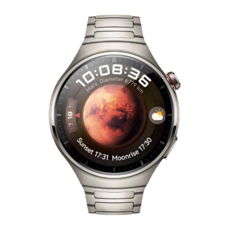 Huawei WATCH 4 Pro 3,81 cm (1.5") AMOLED 48 mm Digitale 466 x 466 Pixel Touch screen Titanio Wi-Fi GPS (satellitare) (55020AMB)