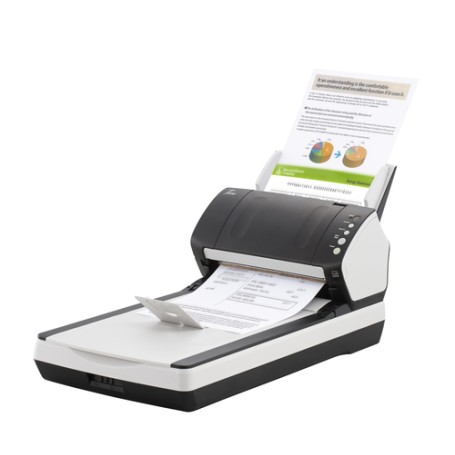 Ricoh fi-7240 Scanner a piano e ADF 600 x 600 DPI A4 Nero, Bianco (PA03670-B601)