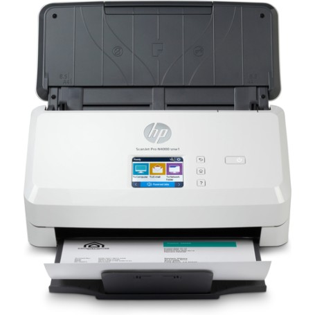 HP ScanJet Pro N4000 snw1 Scanner a foglio 600 x 600 DPI A4 Nero, Bianco (6FW08A)