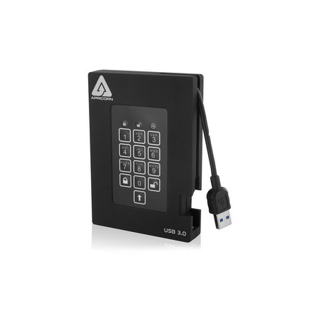Apricorn Aegis Padlock Fortress 256 GB USB 3.2 Gen 1 (3.1 Gen 1) Nero (A25-3PL256-S256F)