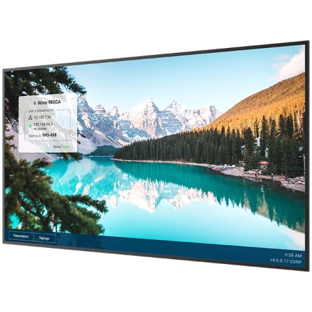 Vivitek DK863 visualizzatore di messaggi Pannello piatto per segnaletica digitale 2,18 m (86") Wi-Fi 500 cd/m² 4K Ultra HD Nero