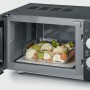 Severin MW 7762 forno a microonde Nero, Acciaio inox Microonde con grill Superficie piana 20 L 800 W (MW7762)