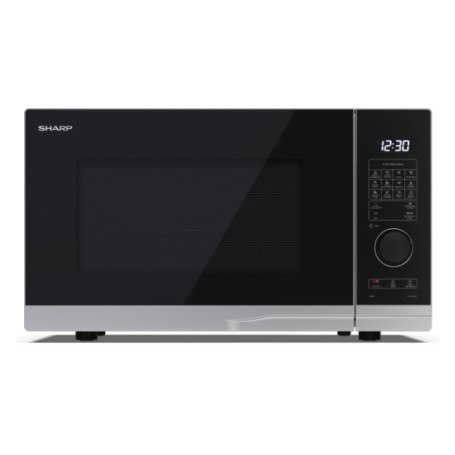 Sharp YC-PG254AE-S 25L Nero, Argento Microonde combinato Superficie piana 900 W