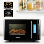 MEDION MD 14482 Nero, Acciaio inox Microonde con grill Superficie piana 20 L 800 W