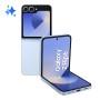 Samsung Galaxy Z Flip6 Smartphone AI, 256GB, RAM 12GB, Display 3,4" SAMOLED/6,7" Dynamic AMOLED 2X, Blue (SM-F741BLBGEUE)