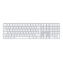 Magic Keyboard mit Touch ID und Ziffernblock (silber/wei, DE-Layout, fr Mac Modelle mit Apple Chip) (MXK73D/A)