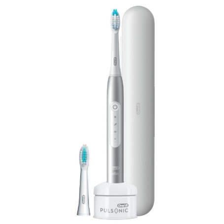 Oral-B Pulsonic Slim Luxe 4500 Reise-Edition, Elektrische Zahnbrste (platin) (Slim Luxe 4500 Plati)